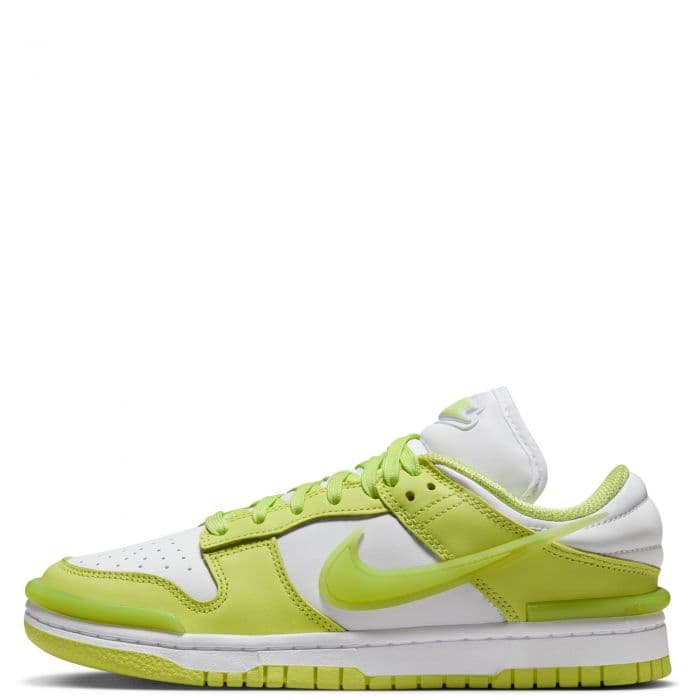 Women's Nike Dunk Low Twist - Green and White